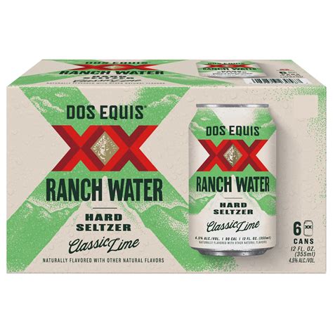 Dos Equis Classic Lime Ranch Water Hard Seltzer | Fig App