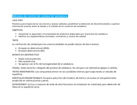 Métodos de Control de Tensión en Soldadura