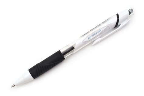 Uni Jetstream Standard Ballpoint Pen - 0.5 mm - Black Ink - White Body ...