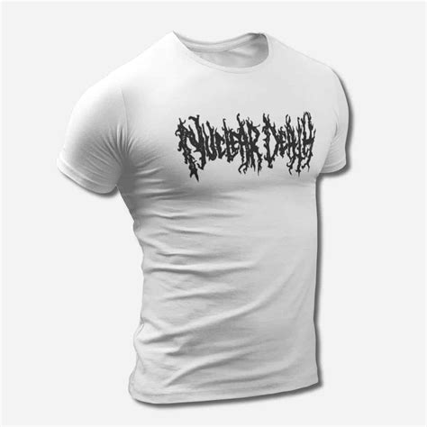 Nuclear Death Band T-Shirt, Nuclear Death Logo Tee Shirt, Death Metal ...
