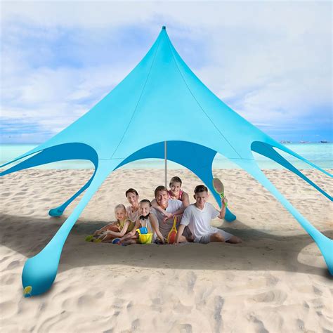 Happy Travel Beach Tent Sun Shelter UPF50+,Portable Beach Canopy Tent ...