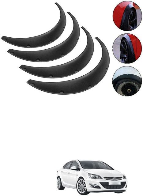 PROEDITION Car Fender Flares Over Wide Body Wheel Arches Auto Rivet ...