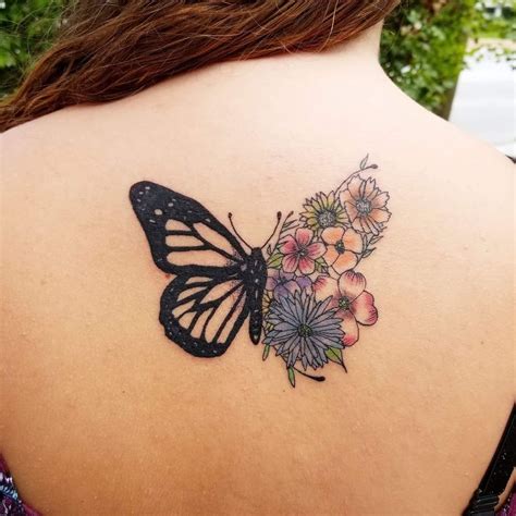 lower back butterfly tattoo ideas
