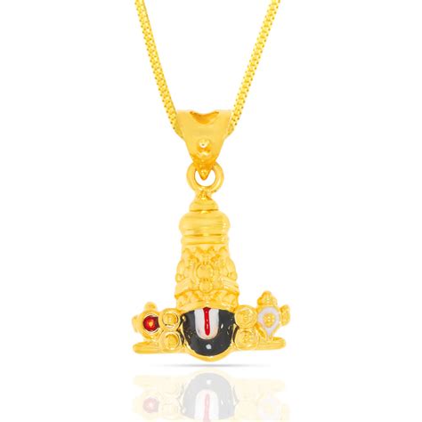 Majestic Lord Balaji Pendant In 22K Gold – WHP Jewellers