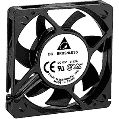 Delta Electronics - EFB0512HA-F00 - Axial Square-50mm L x 50mm H x10mm ...