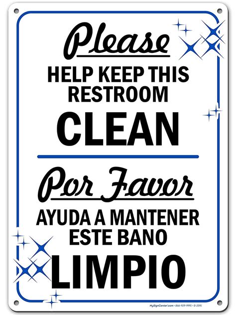 Bathroom Signs In Spanish Spanish Wash Hands Sign Wash Hands Before