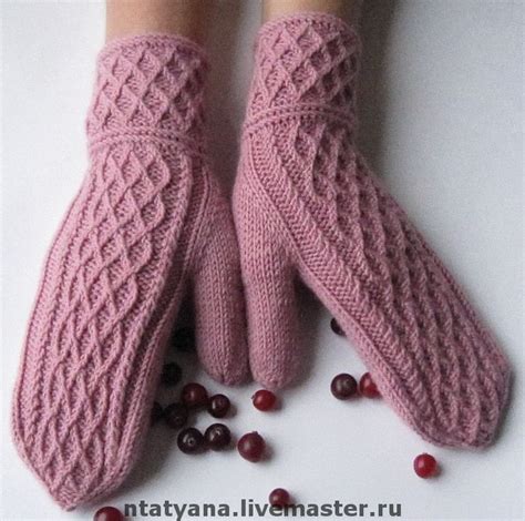 Варежки спицами. Подборка из 25 моделей варежек связанных спицами с ...