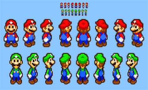 Super Star Mario Sprites