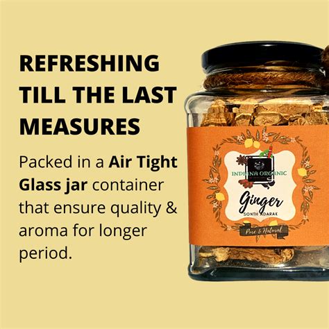 Indiana organic Dry Ginger whole, sabut adarak, whole spices – INDIANA ...
