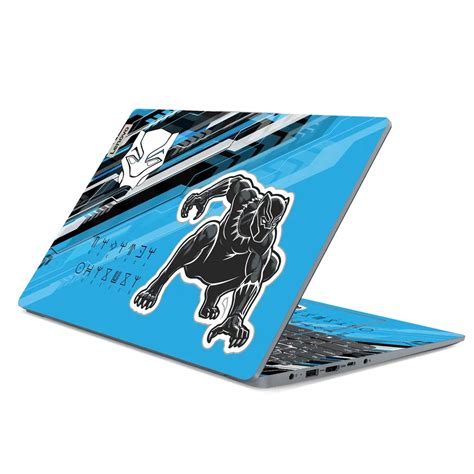 Black Panther Wakanda Forever Tech Laptop Skin | 3D Embossed 3M Vinyl ...