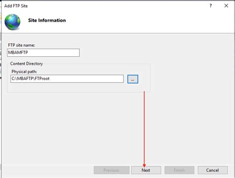 Configure the FTP Server 的图像结果