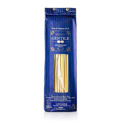 Pastificio Gentile Gragnano IGP - Linguine, bronzed bronze, 500 g, bag ...