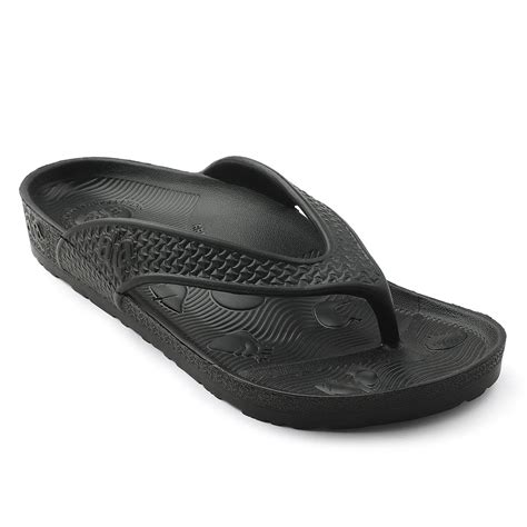 Buy A-HA Black Casual Slipper For Men HAPPI-ME By Liberty