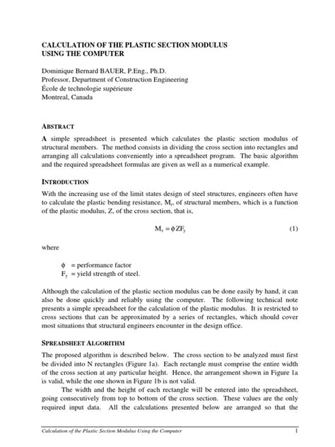 Plastic Modulus Calculation 的图像结果