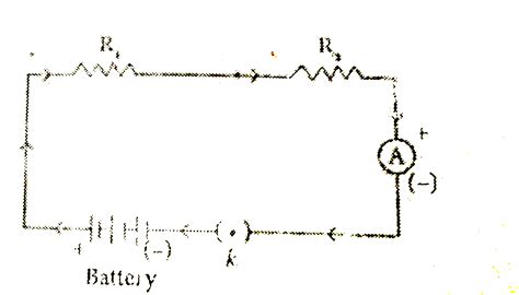 Two equal resistors are connected in series. Draw the circuit diagram ...
