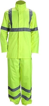 Mainecoon High Visibility Orange Rain Suit with Storage Pouch ...