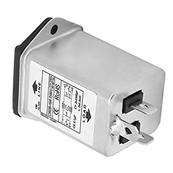 10A EMI Power Filter, 125/250V Power Filter with fuse, Socket 2-in-1 ...