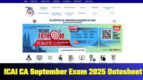 ICAI CA Intermediate 2025: Check CA Final, Foundation September Exam ...