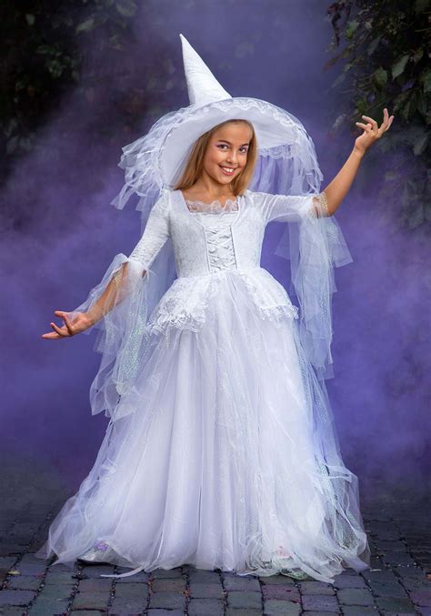 Girl's White Witch Costume | Witch Costumes