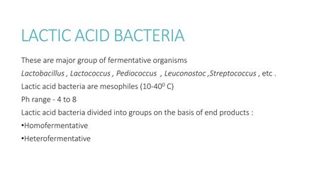 Lactic acid fermented foods | PPTX