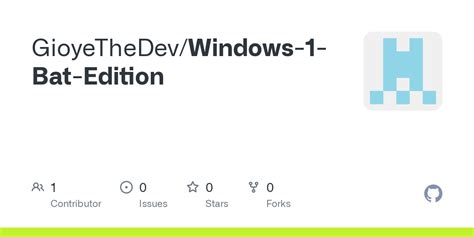 Windows 1.0 Bat 的图像结果