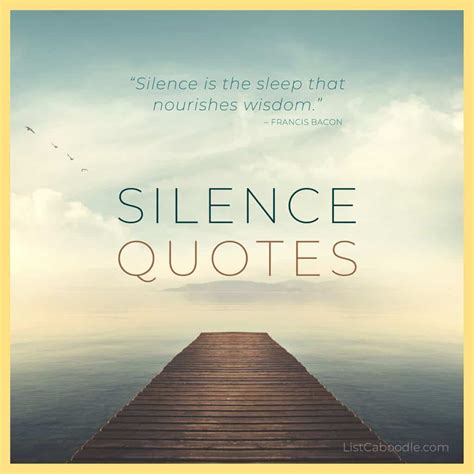101+ Silence Quotes (to Inspire Inner Peace & Tranquility)