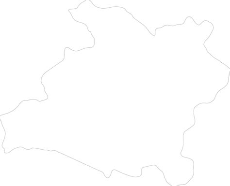 Prachin buri thailand outline map | Premium Vector