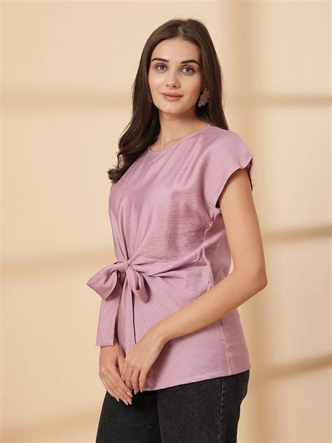 Pink Pink Solid regular top – CINK
