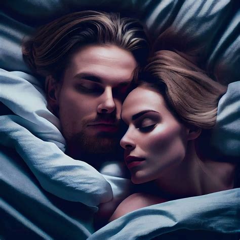 Sleeping Couple In Bed