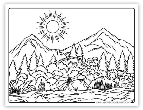 Nature Coloring Pages 的图像结果