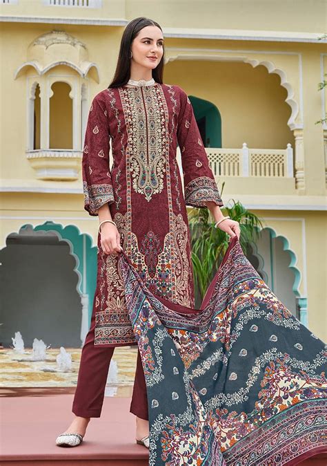 Aarzu Vol 21 - Cotton Suit Collection with MalMal Dupattas