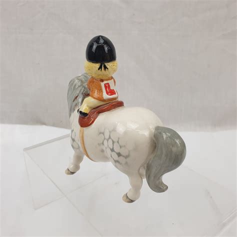 1981 Beswick Norman Thelwell Angel On Horseback - Sally Antiques