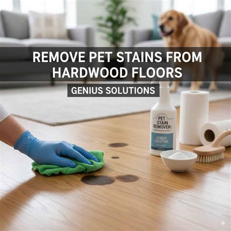 Remove Pet Stains From Hardwood Floors: Genius Solutions