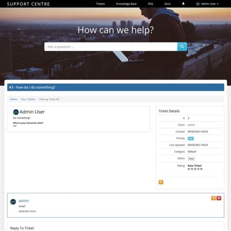 Help Desk System PHP MySQL 的图像结果
