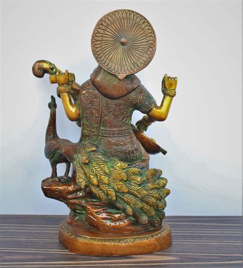 Brass Sarasvati Chola Statue - Craftview – Craftsview