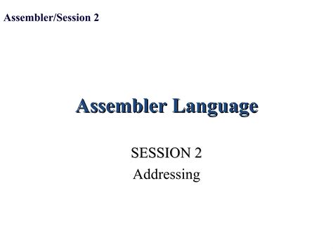 Image result for Assembler Tutorial Course