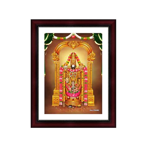 RAJ FRAME–God Balaji Perumal with Lakshmi photo frame for Pooja room ...