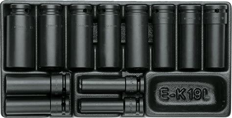 Buy GEDORE 1500 ES-K 19 L Set impact sockets 12" in 13 ES tool module ...