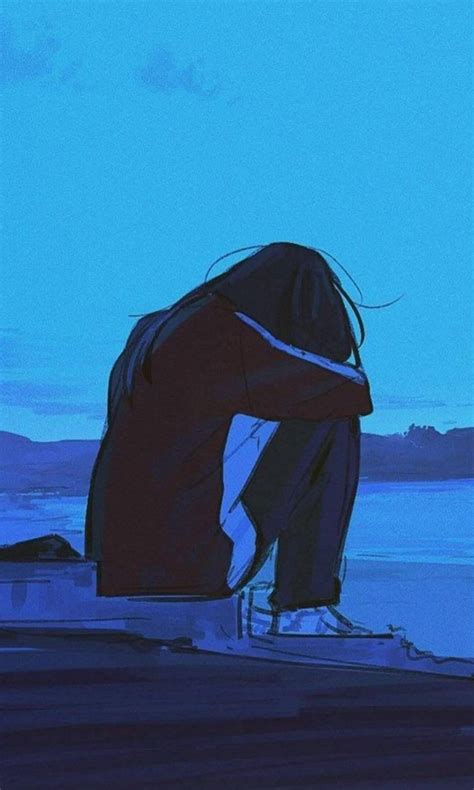 Download Sad Anime Girl Iphone Wallpaper | Wallpapers.com