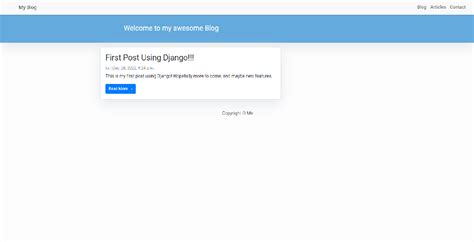 Image result for Blog API in Django
