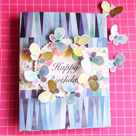 Butterfly Birthday Greeting Card – The Craft Gallery