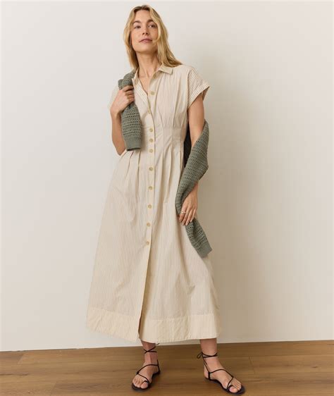 Arden Midi Shirt Dress – Marine Layer