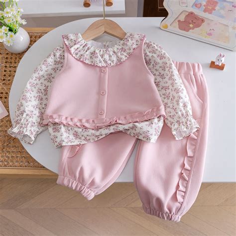 Pink 3 piece winter premium set – BabyMonk