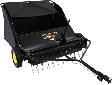 Brinly 42 Tow-Behind Lawn Sweeper with Dethatcher India | Ubuy
