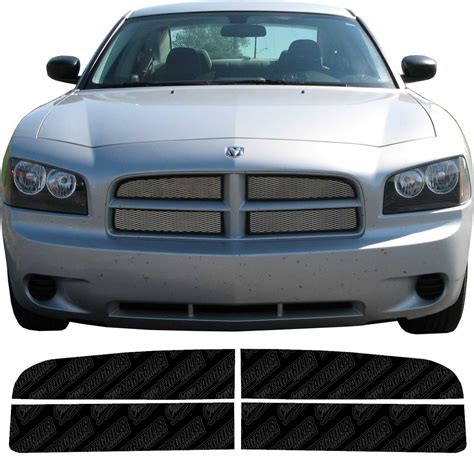 2005 - 2010 Dodge Charger Mesh Grill Drawing by customcargrills