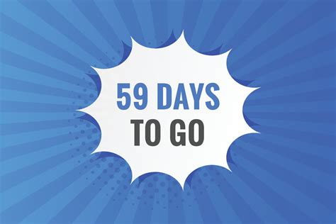 59 days to go countdown template. 59 day Countdown left days banner ...