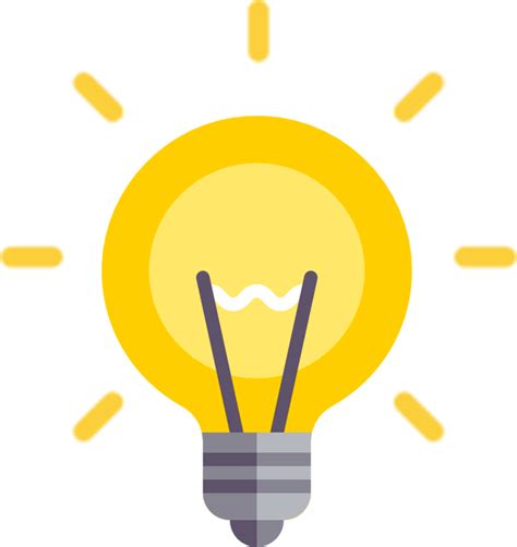 Download Icons Light Idea Computer Lighting Incandescent Bulb - Idea ...