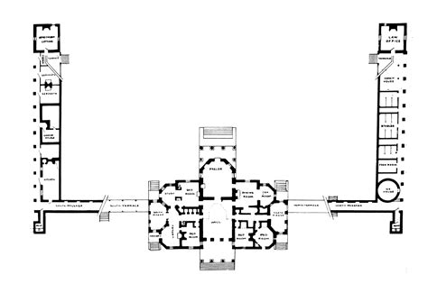 Thomas Jefferson House Floor Plan Theodore Roosevelt's White House