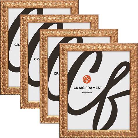 Craig Frames Versailles, 24x32 inch Picture Frame, Gold, Set of 4 ...