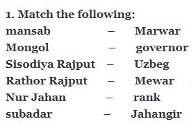 The Mughal(16th to 17th century) Class 7 Ch 4 History NCERT Ques & Ans